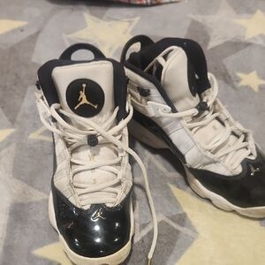 Air Jordan Black and White Sneakers